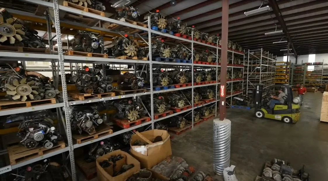 Reliable Used Part warehouse and inspection facility